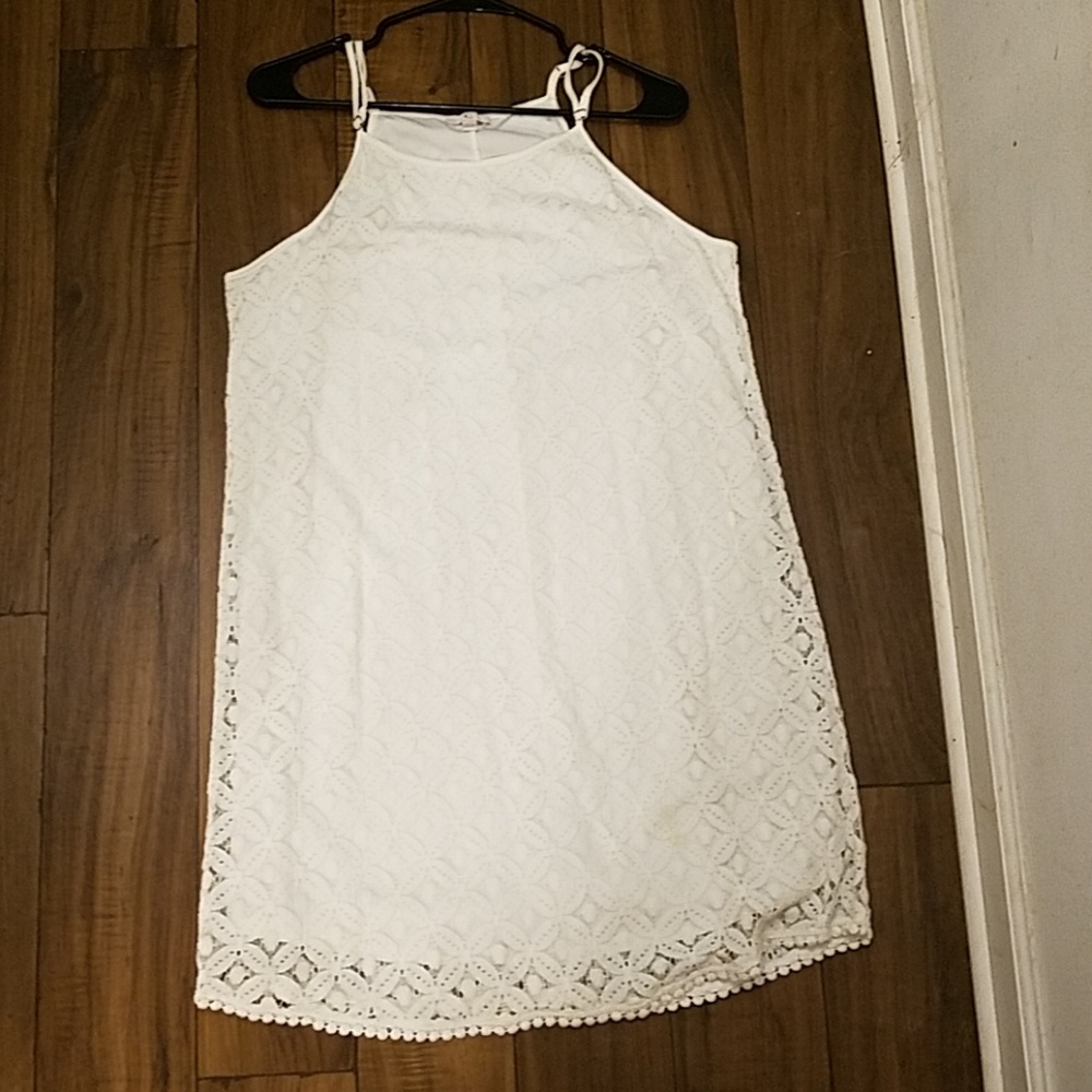 White lace dress size L
